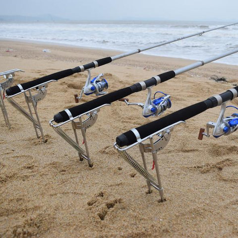 Automatic Spring Fishing Rod Holder houzofgear Automatic Spring Fishing Rod Holder houzofgear
