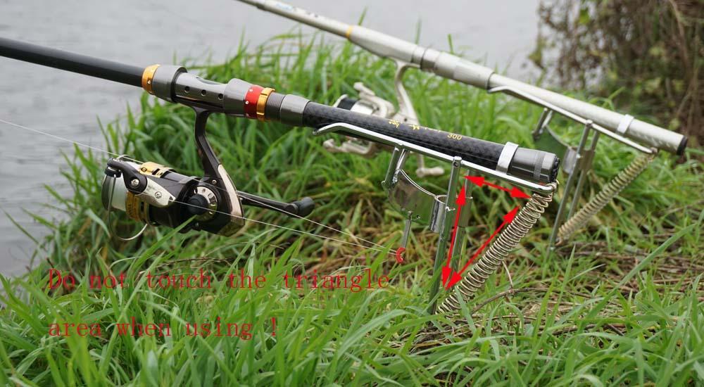 Automatic Double Spring Fishing Rod Holder  