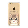 iPhone Soft Case Cats Style