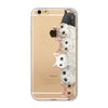 iPhone Soft Case Cats Style