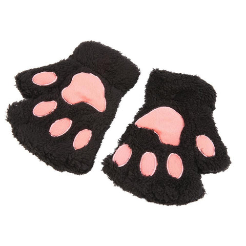 CUTE & FLUFFY CAT GLOVES